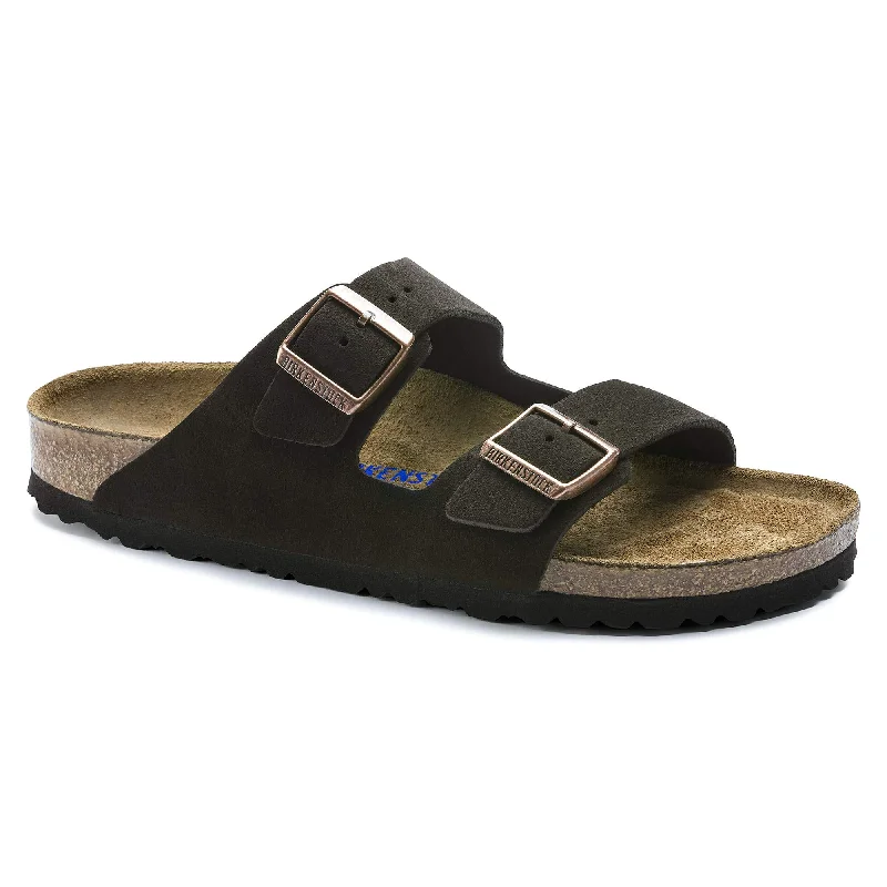 Plush Cushion Shoes Arizona Soft Footbed Suede Leather