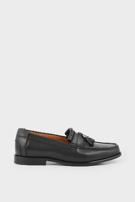 Slip-Resistant Shoes Men Formal Loafers M38105-Black