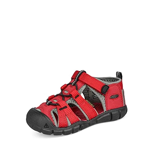 All-Purpose Sneakers KEEN, Unisex Kinder Seacamp 2 CNX Sandalen , Racing Red Gargoyle , 22 EU