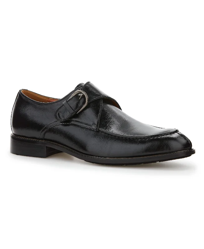 Lightweight Everyday Shoes Single Monk Strap Dress Shoe