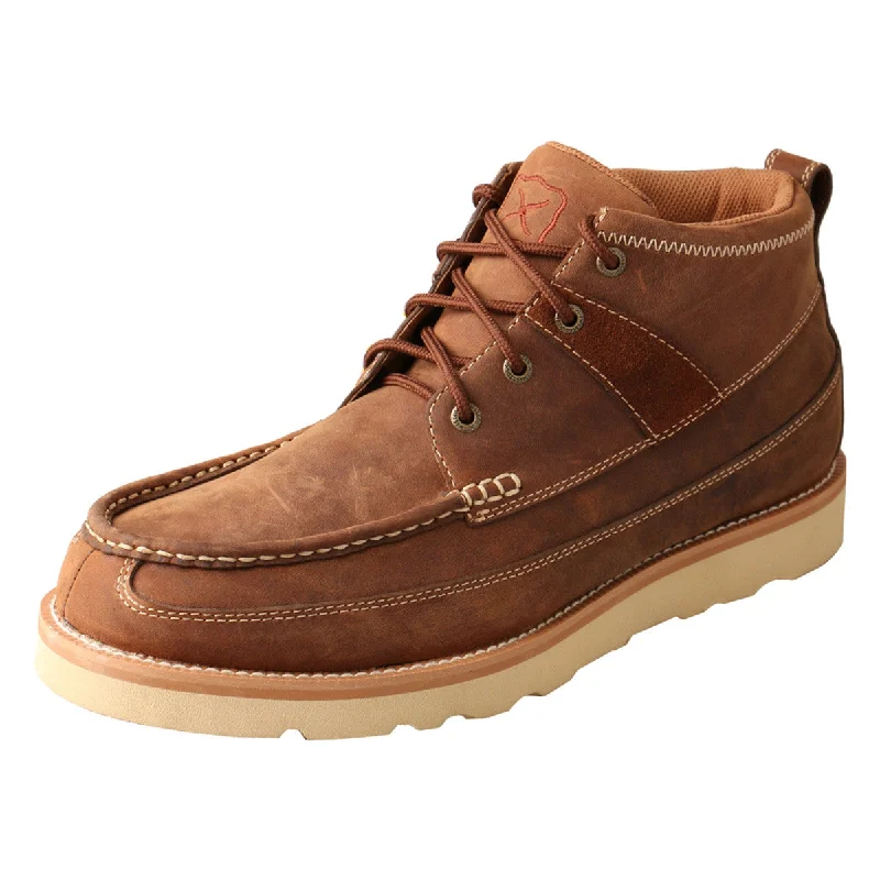 Lightweight Loafers Twisted X Men's 4" Steel Toe Lace-up Wedge Work Boot