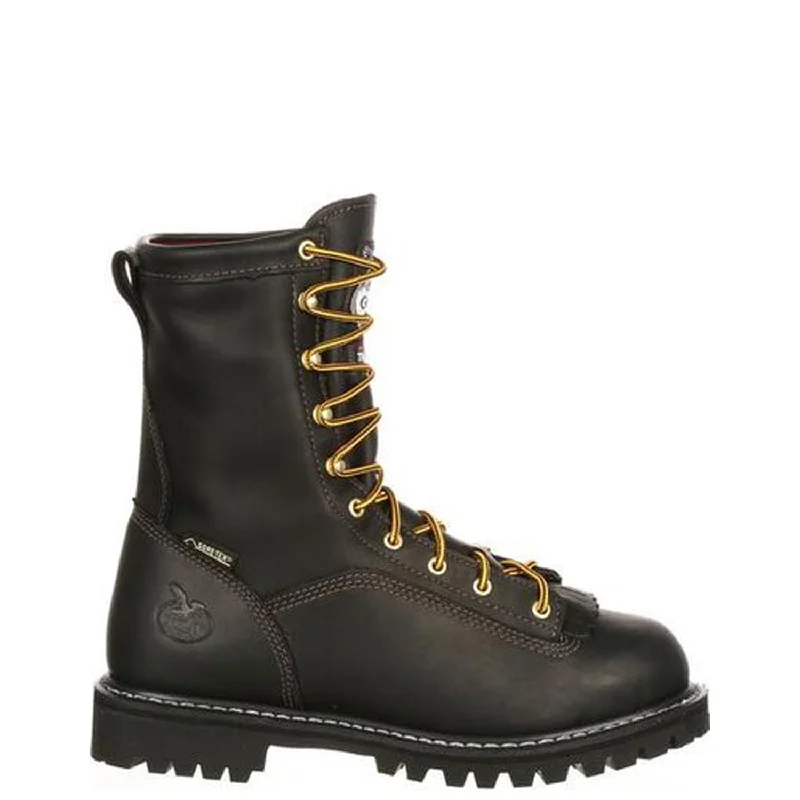Shockproof Shoes Georgia Boot Men's Lace-to-Toe 8" Waterproof GORE-TEX Insulated Work Boot