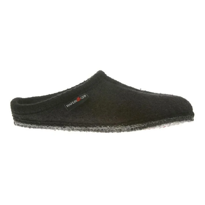 Streetwear Running Shoes Haflinger Men's AS8 Black Wool