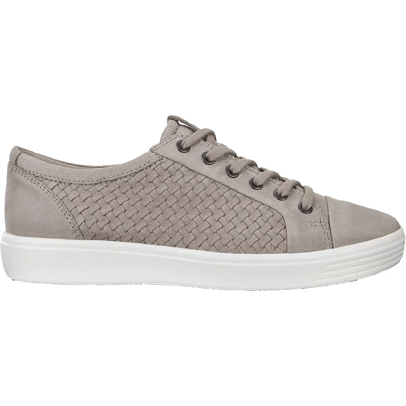 Padded Comfort Shoes Men's Ecco Soft 7 Woven Moon Leather