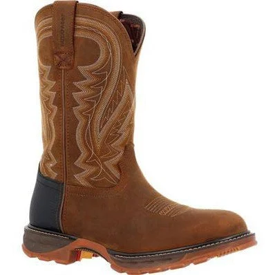 Fashionable Running Shoes Durango Men's Maverick Xp 11" Soft Toe WP Work Boot- Brown- DDB0481
