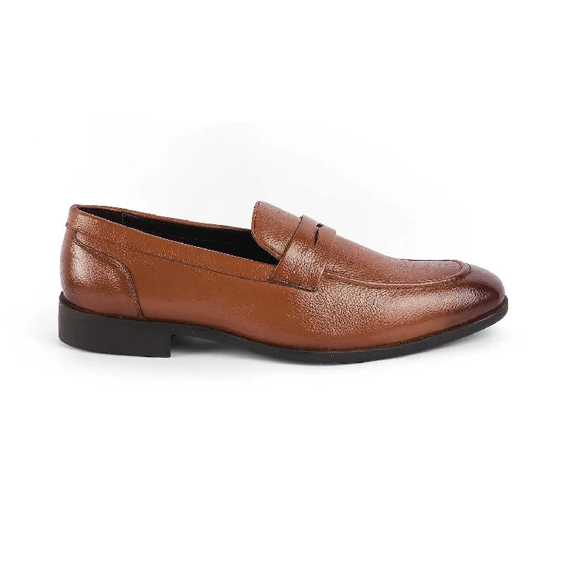 Quick-Dry Sneakers Tresmode Quebec Tan Men's Leather Loafers