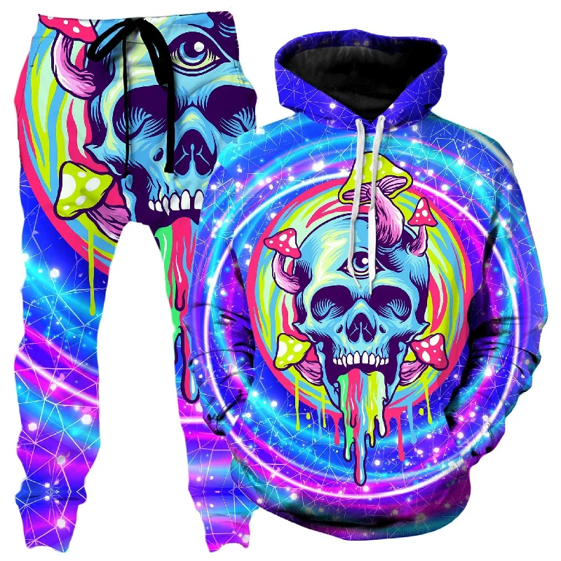 Mushroom Head Hoodie and Joggers Combo