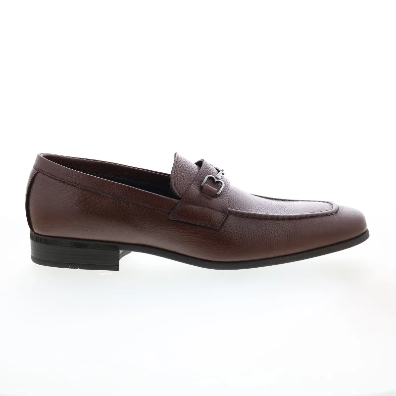 Lightweight Loafers Bruno Magli Mamante MB2MAME0 Mens Brown Loafers & Slip Ons Penny Shoes