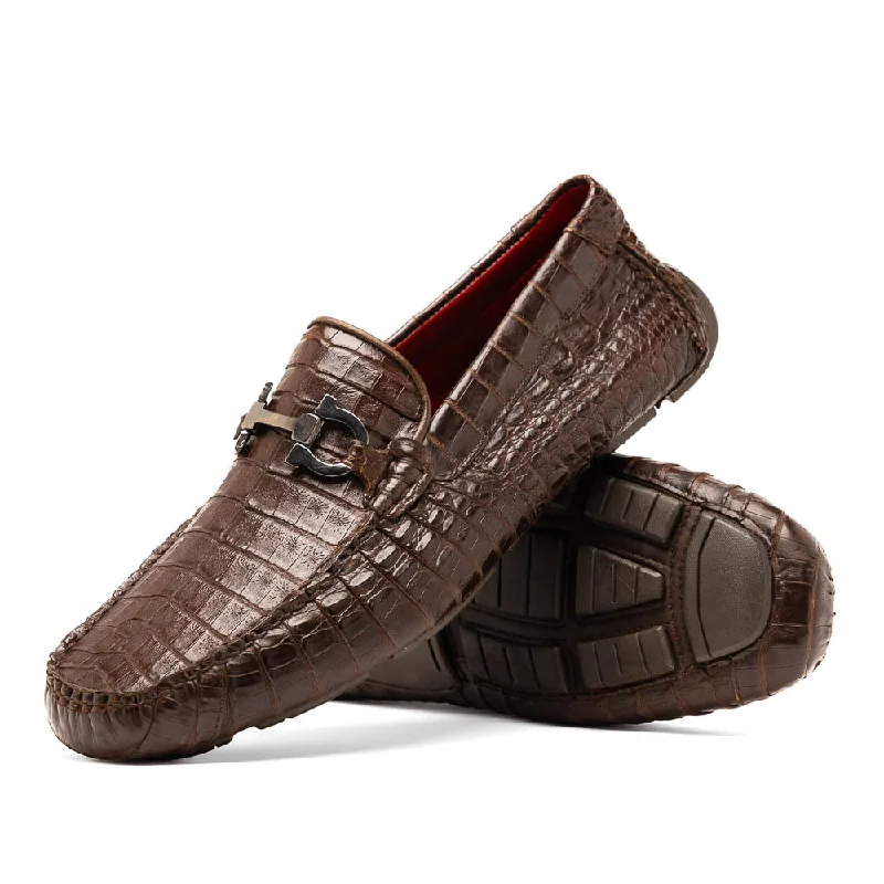 Elegant Casual Shoes Parma - Brown