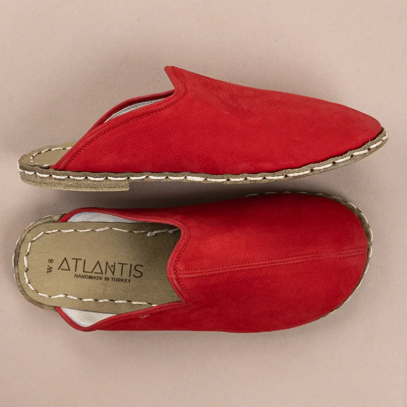 Durable Running Shoes Men's Red Barefoot Slippers