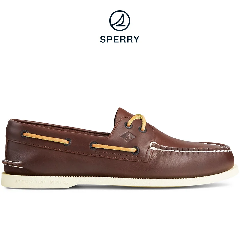 Classic Sport Sneakers Men's Authentic Original Brown Boat Shoe (0195115)