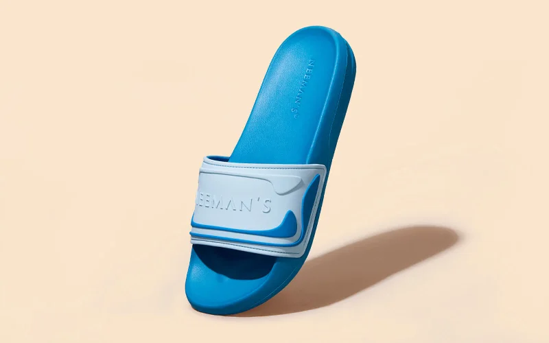 Lightweight Athletic Shoes Travel Slides : Blue