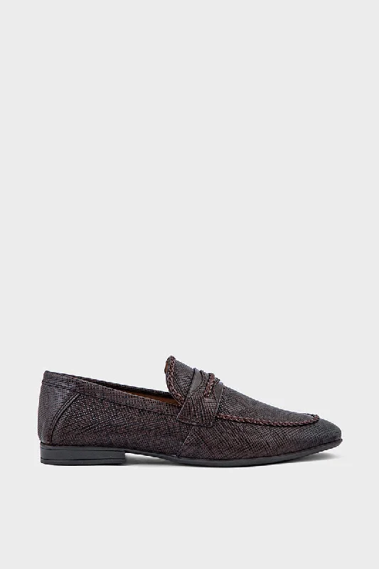 Breathable Sport Sneakers Men Formal Loafers MF7021-Brown