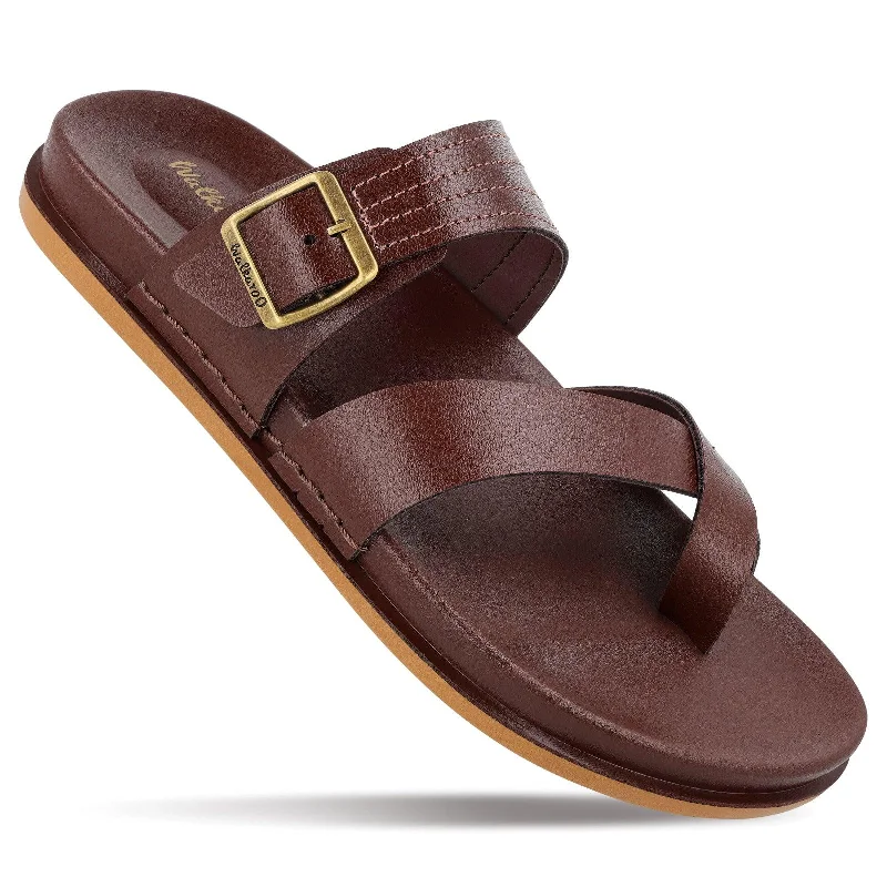 Soft Walking Shoes Men's Daily Wear Comfort Sandals - WE1353 Brown