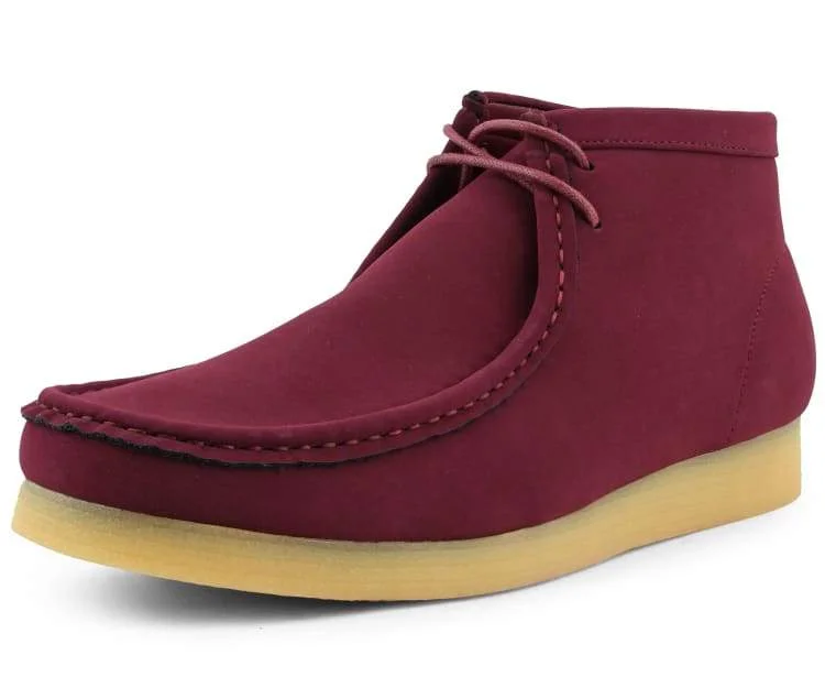 Padded Comfort Shoes Jason2 Burgundy