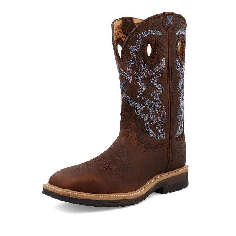 Flexible Sole Sneakers Men's12" Western Work Boot