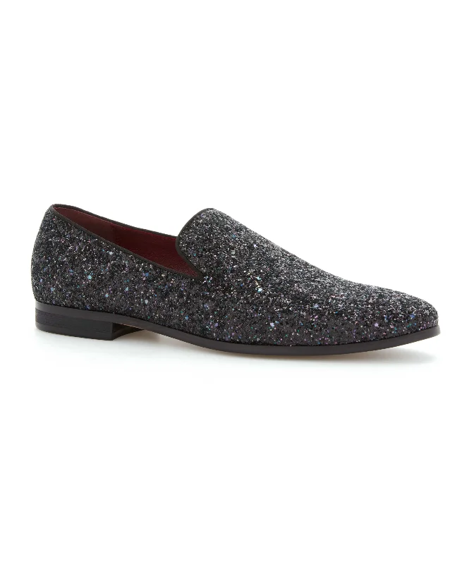 Trendy Loafers Iridescent Glitter Loafers