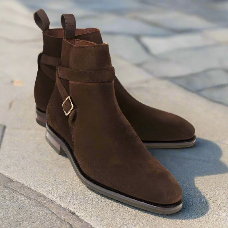 All-Season Sneakers Riley Brown Suede Jodhpur Boot