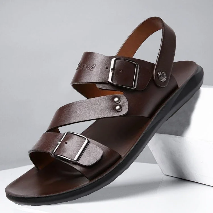 Minimalist Sneakers Kaegreel Men Summer Comfortable Leather Barefoot Sandals