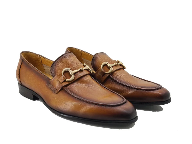 Comfy Sport Shoes Soft Calf Leather with gold horse bit