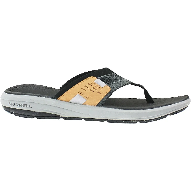 Everyday Mesh Sneakers Men's Merrell Gridway Post Black Fabric