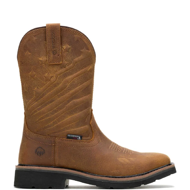 Sporty Everyday Shoes Wolverine Men's Rancher Flag LX Waterproof 10" Steel Toe Western Boot Sporty Everyday Shoes Wolverine Men's Rancher Flag LX Waterproof 10" Steel Toe Western Boot