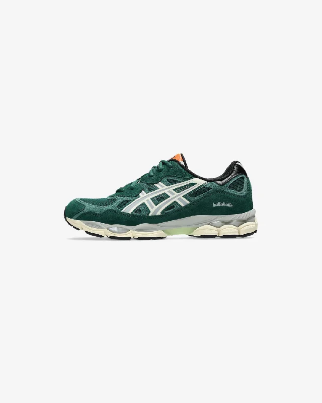 Street Style Sneakers Asics x Ballaholic GEL-NYC Jewel Green/Ivory Sneakers