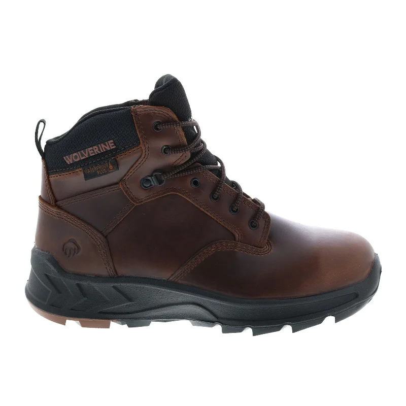 Ultra-Soft Sneakers Wolverine Shiftplus LX Duraspring WP CarbonMax Mid Mens Brown Wide Boots Ultra-Soft Sneakers Wolverine Shiftplus LX Duraspring WP CarbonMax Mid Mens Brown Wide Boots