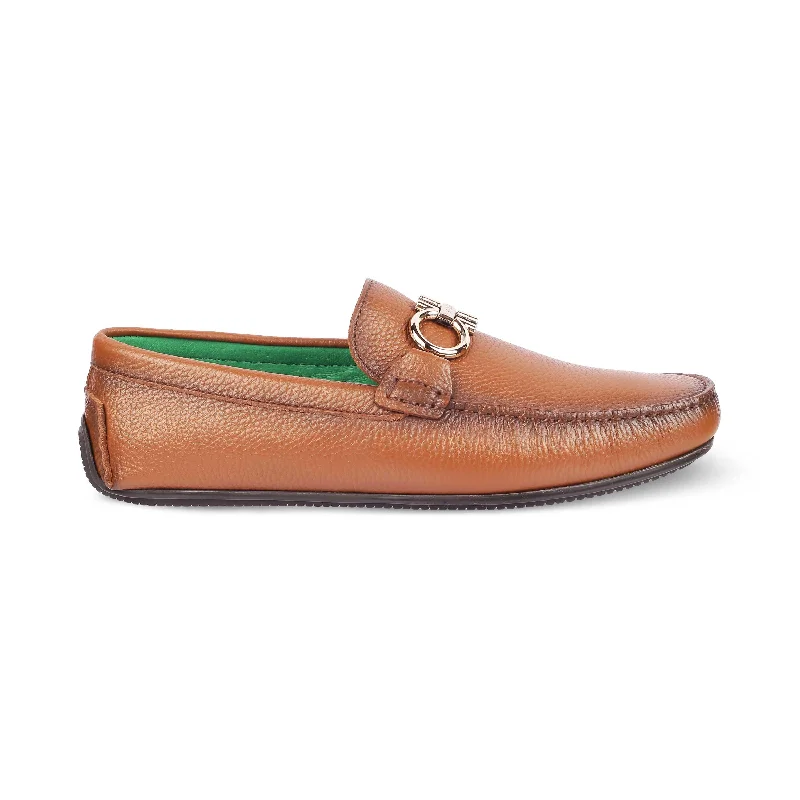All-Terrain Sneakers Tresmode Stpierre Camel Men's Leather Driving Loafers