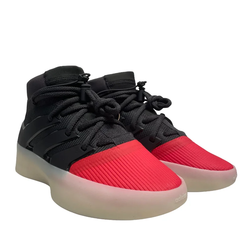 Ultra-Flexible Walking Shoes adidas/Hi-Sneakers/US 9/BLK/Athletics 1 Basketball Inbred
