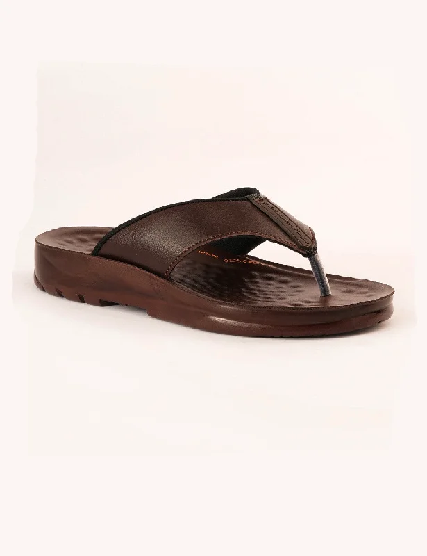 Padded Comfort Shoes Brown | Soft Slippers for Men