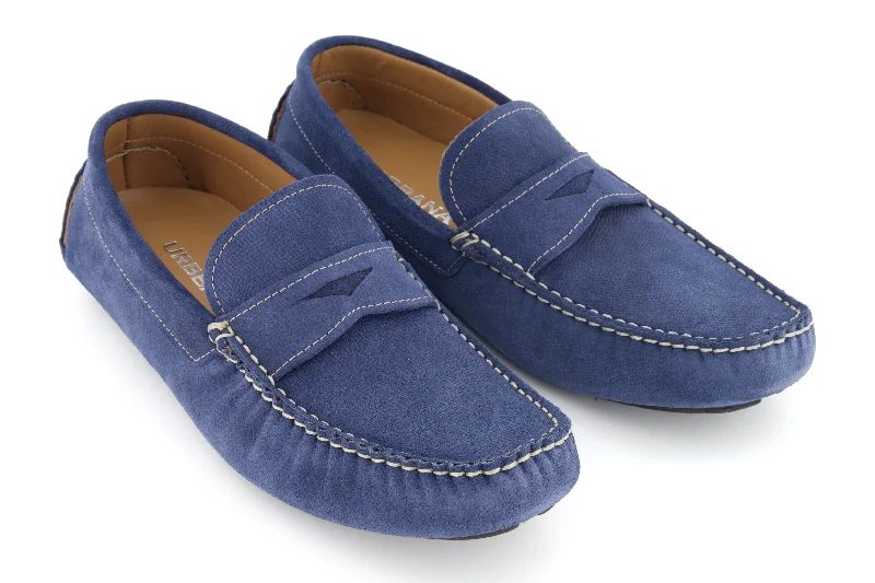 Waterproof Sneakers Portofino Driving loafers - Blue suede