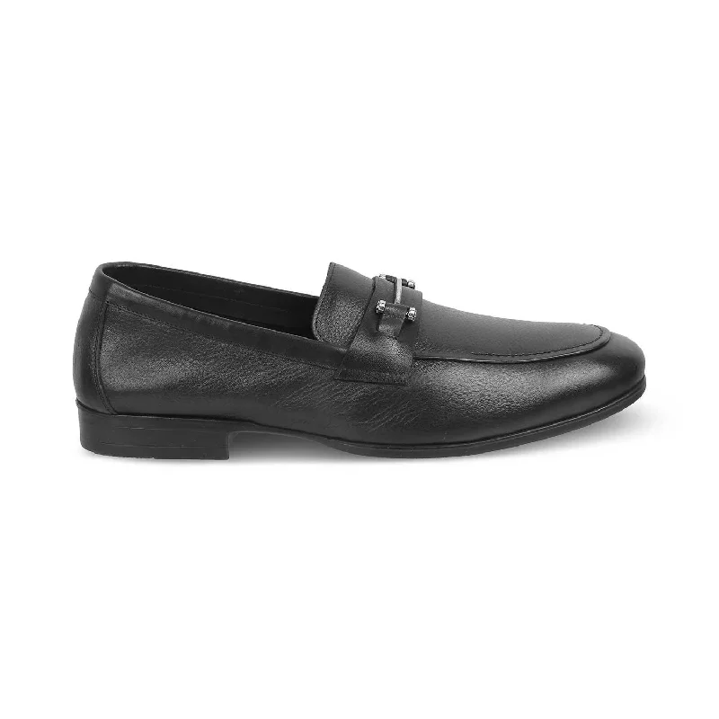 All-Weather Sneakers The Bone Black Men's Leather Loafers Tresmode