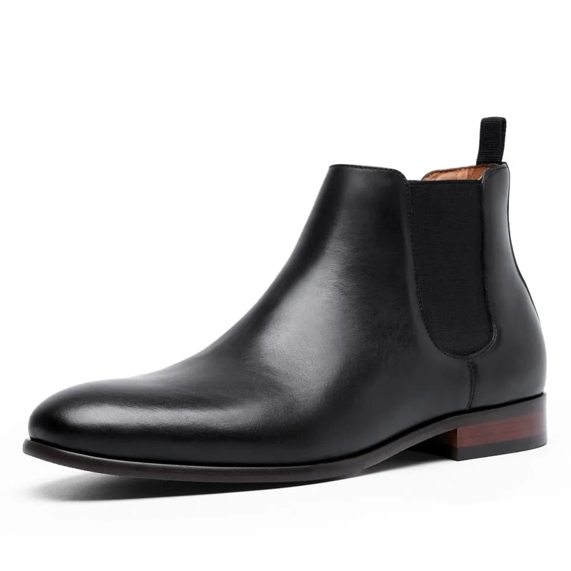 Flexible Casual Shoes CLASSIC GENUINE LEATHER CHELSEA BOOTS