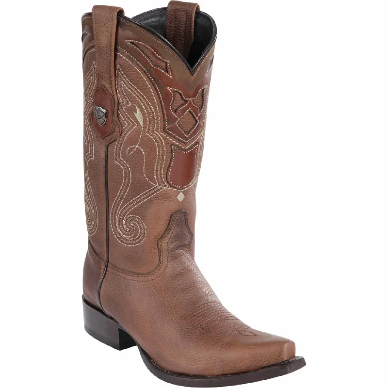 Lightweight Sport Shoes Brown Cowboy Boots Snip Toe