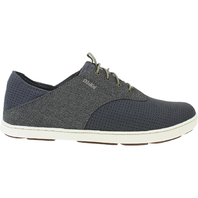 Ultimate Comfort Shoes Men's OluKai Nohea Moku Charcoal/Clay Mesh