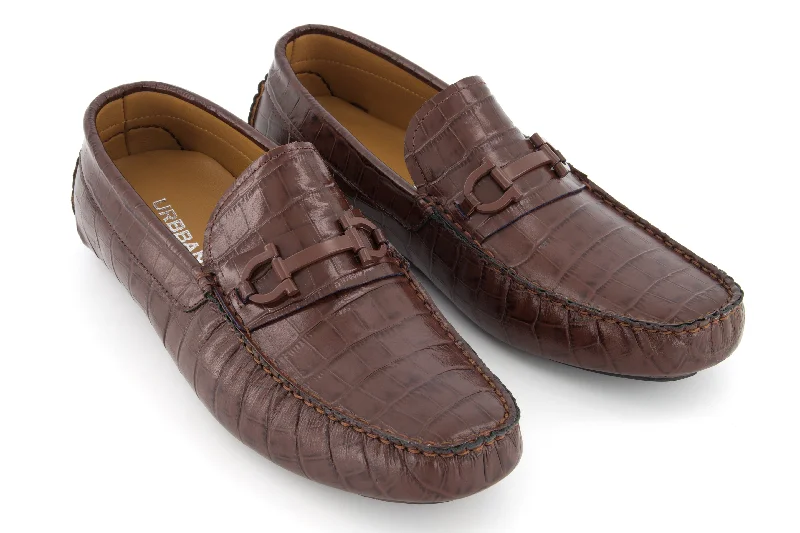 Modern Street Sneakers Portofino Driving Loafers - Croc