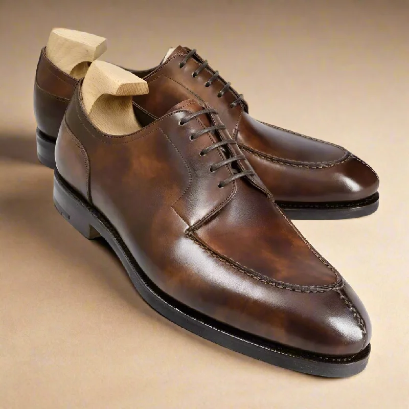 Summer Comfort Shoes Daniel Brown Hand Patina Derby