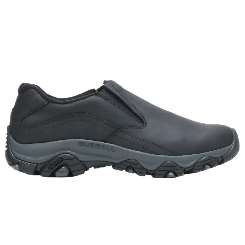 Breathable Active Shoes Merrell Men's Moab Adventure 3 Moc Black Suede Wide