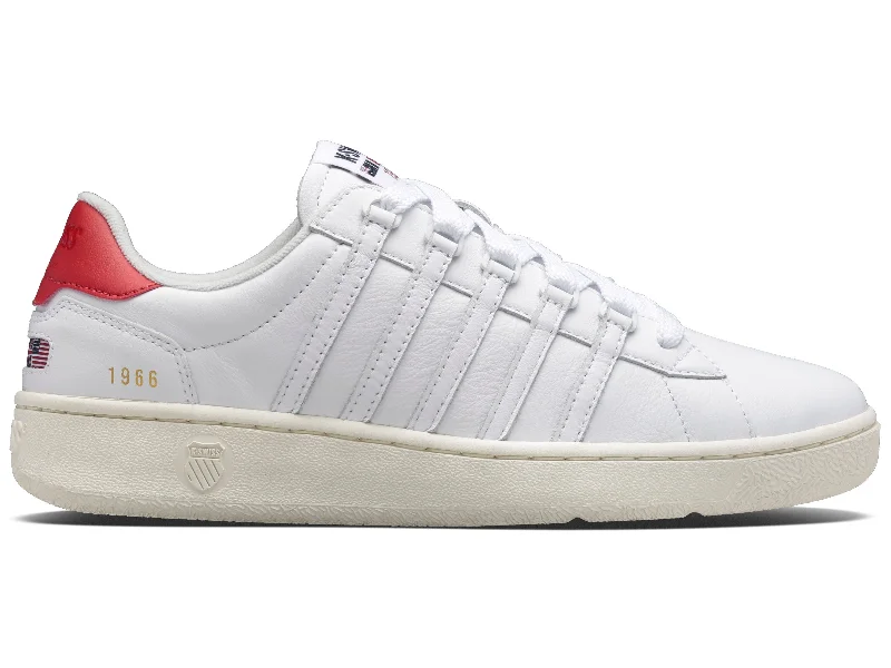Cozy Everyday Sneakers 07431-915-M | SLAMMCLASSIC CC | WHITE/MARS RED/EGRET