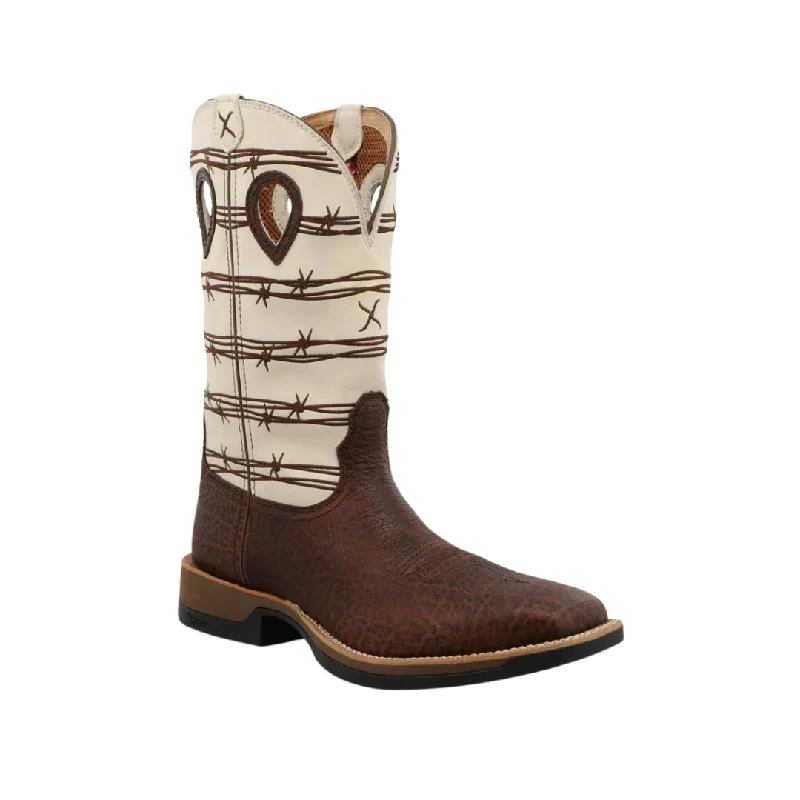 Flexible Casual Shoes Twisted X Men's  Brown Elephant Print & Bone Boot