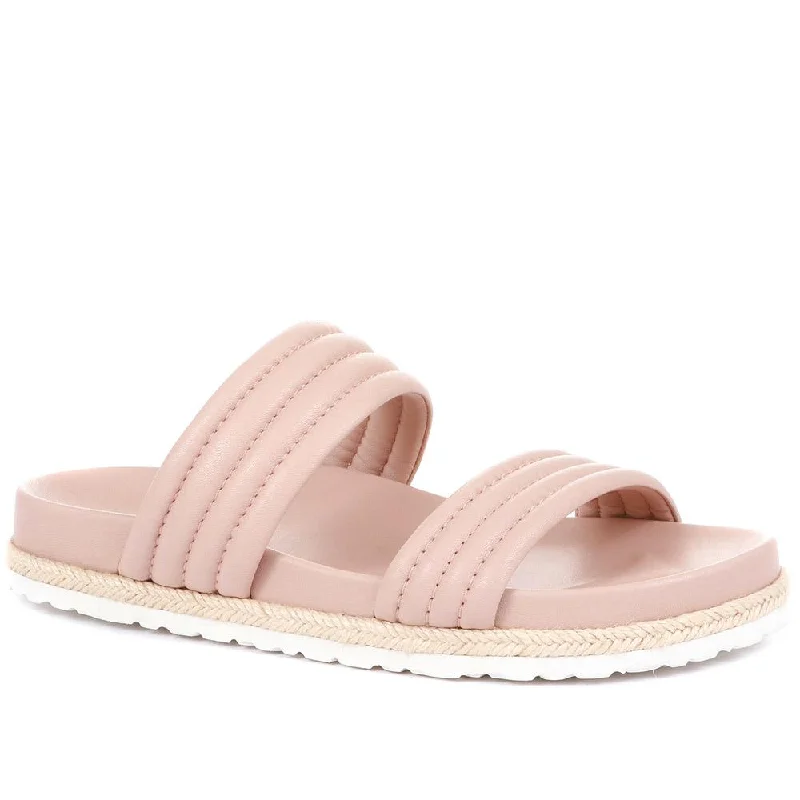 Street Running Shoes Lenora Leather Mule Sandals - LENORA / 321 573