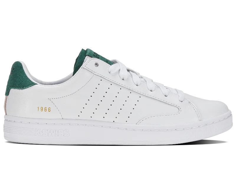 Premium Comfort Shoes 07263-114-M | LOZAN KLUB LTH | WHITE/WHITE/POSY GREEN SD
