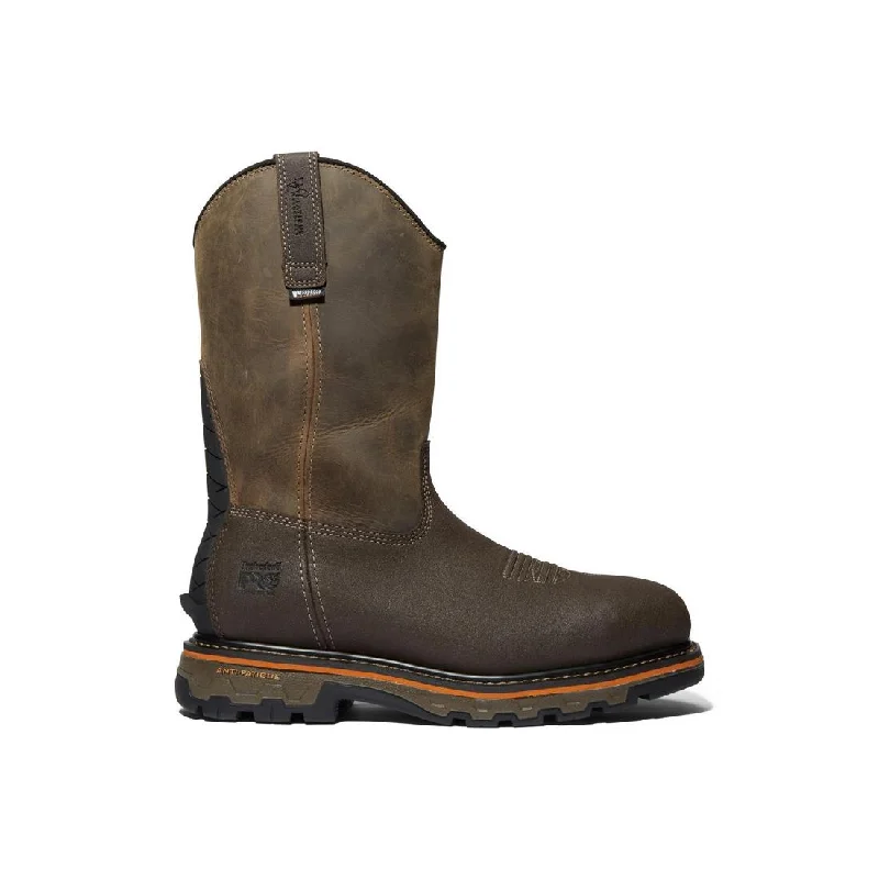Classic Loafers True Grit Composite-Toe Waterproof Pull-On Work Boot Brown/Green