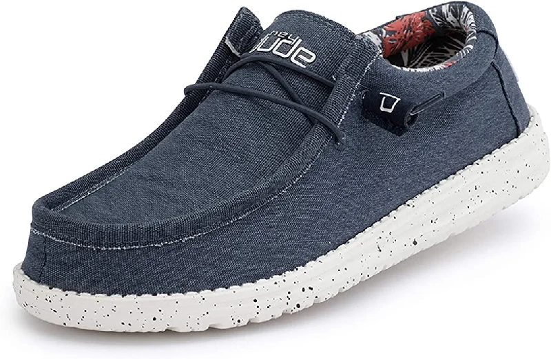 Cozy Everyday Shoes Hey Dude Wally Funk Blue Nights