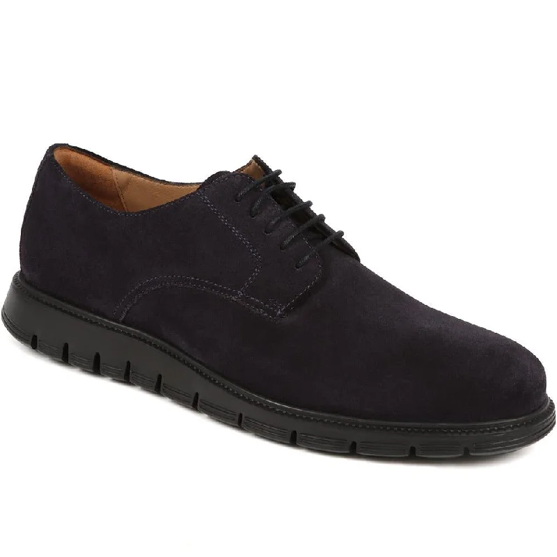Memory Foam Sneakers Lennard Leather Smart Trainers - LENNARD / 324 374