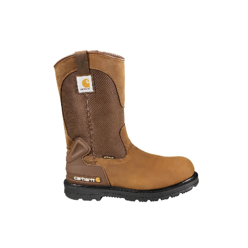 Chic Running Shoes 11" Heritage Soft-Toe Waterproof Wellington Pull-On Boot Brown