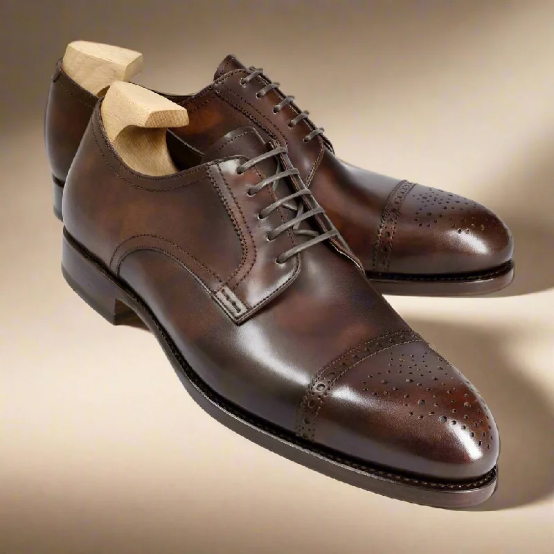 Anti-Fatigue Shoes Michael Brown Hand Burnished Derby