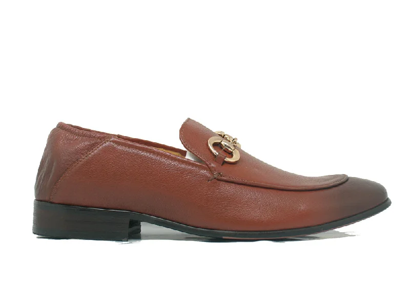 Trendy Loafers KS525-305 Soft Leather Casual Buckle Loafer/Mule