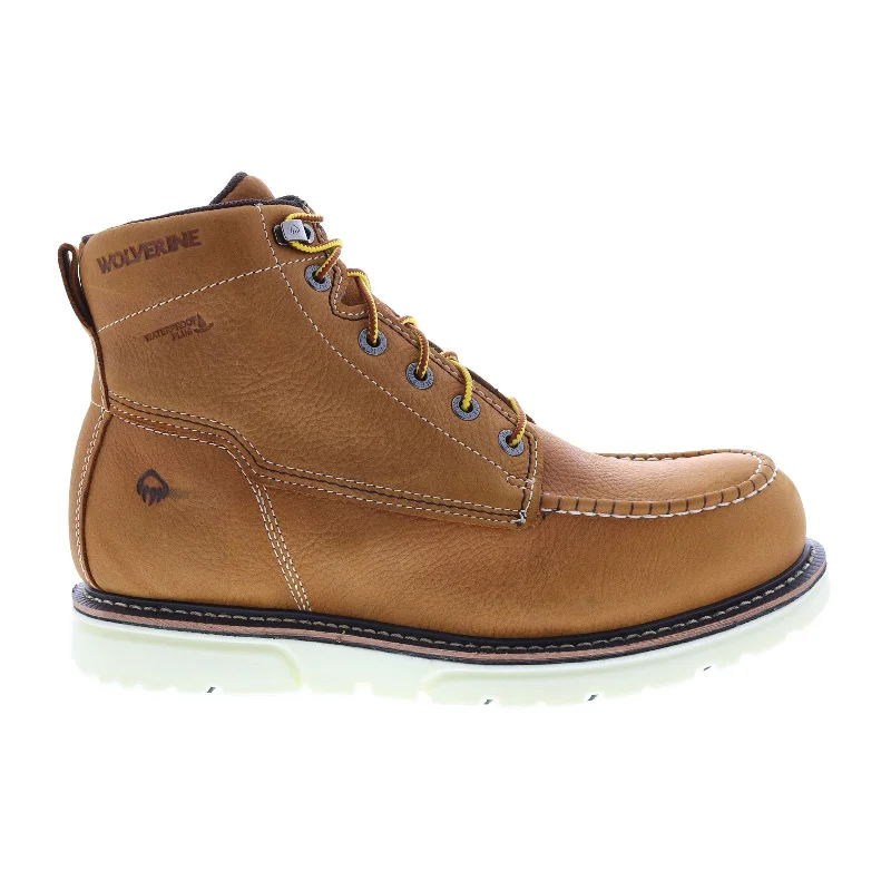 Street Style Sneakers Wolverine I-90 Durashocks Moc-Toe WP 6" W200051 Mens Brown Work Boots Street Style Sneakers Wolverine I-90 Durashocks Moc-Toe WP 6" W200051 Mens Brown Work Boots